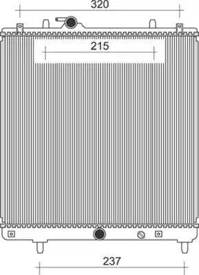 Magneti Marelli 350213979000 - Radiator, engine cooling car-mod.net