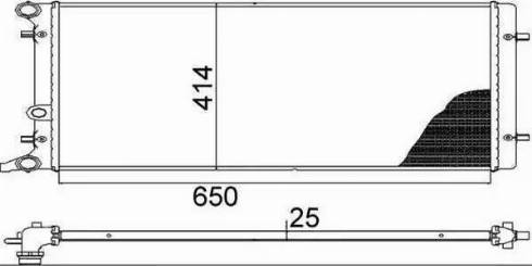 BEHR 8MK 376 888-784 - Radiator, engine cooling car-mod.net