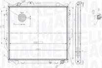Magneti Marelli 350213213900 - Radiator, engine cooling car-mod.net