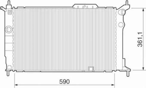 Magneti Marelli 350213277000 - Radiator, engine cooling car-mod.net