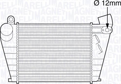 Magneti Marelli 351319203610 - Intercooler, charger car-mod.net