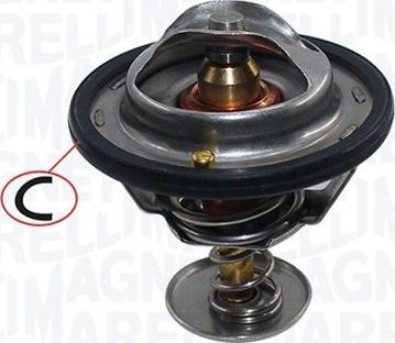 Magneti Marelli 352317004450 - Coolant thermostat / housing car-mod.net