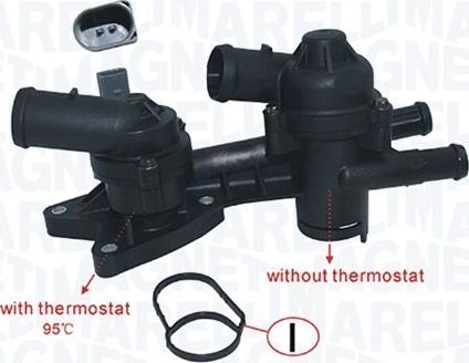 Magneti Marelli 352317003600 - Coolant thermostat / housing car-mod.net