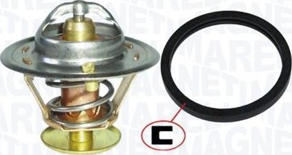 Magneti Marelli 352317100390 - Coolant thermostat / housing car-mod.net