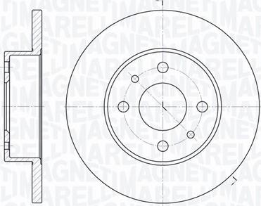 Magneti Marelli 361302040175 - Brake Disc car-mod.net