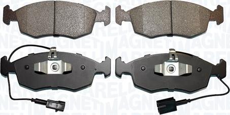 Magneti Marelli 363916060427 - Brake Pad Set, disc brake car-mod.net