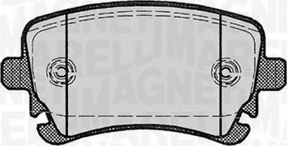 Magneti Marelli 363916060602 - Brake Pad Set, disc brake car-mod.net