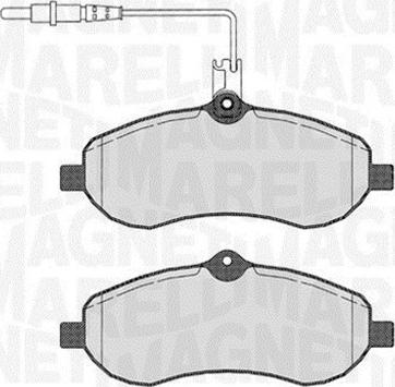 Magneti Marelli 363916060193 - Brake Pad Set, disc brake car-mod.net