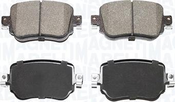Magneti Marelli 363916060887 - Brake Pad Set, disc brake car-mod.net