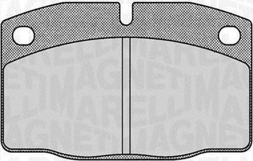 Magneti Marelli 363916060354 - Brake Pad Set, disc brake car-mod.net