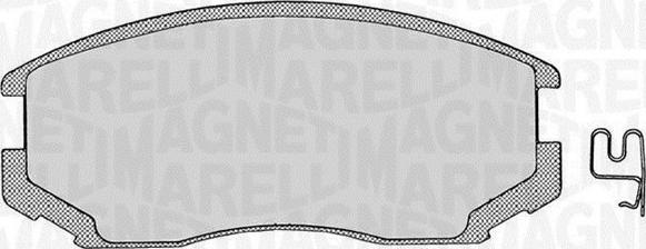 Magneti Marelli 363916060333 - Brake Pad Set, disc brake car-mod.net