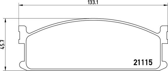 Magneti Marelli 363700459008 - Brake Pad Set, disc brake car-mod.net