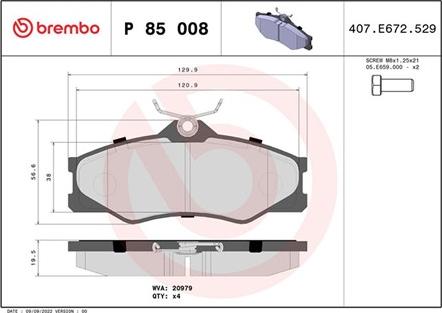 Magneti Marelli 363700485008 - Brake Pad Set, disc brake car-mod.net