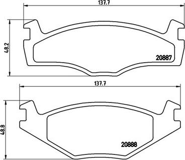 Magneti Marelli 363700485012 - Brake Pad Set, disc brake car-mod.net