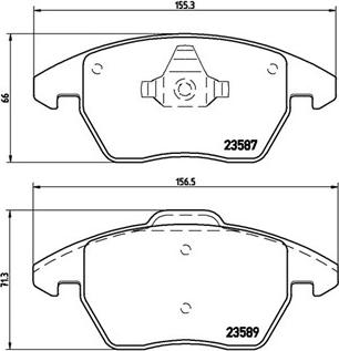 WXQP 341285 - Brake Pad Set, disc brake car-mod.net