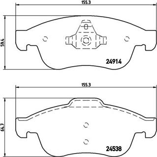 Magneti Marelli 363700568050 - Brake Pad Set, disc brake car-mod.net