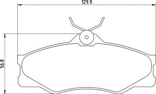 Magneti Marelli 363700205012 - Brake Pad Set, disc brake car-mod.net