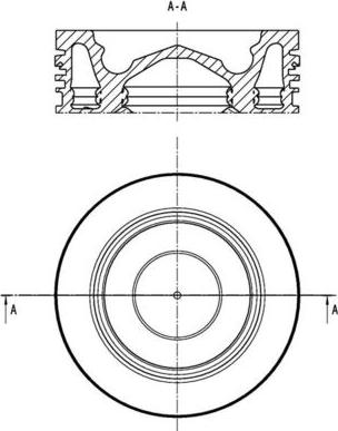 MAHLE 061 PI 00139 000 - Piston car-mod.net