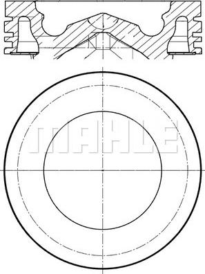 MAHLE 061 PI 00126 000 - Piston car-mod.net