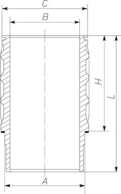 MAHLE 061 WN 27 01 - Cylinder Sleeve car-mod.net