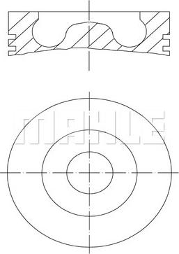 MAHLE 028 02 00 - Piston car-mod.net
