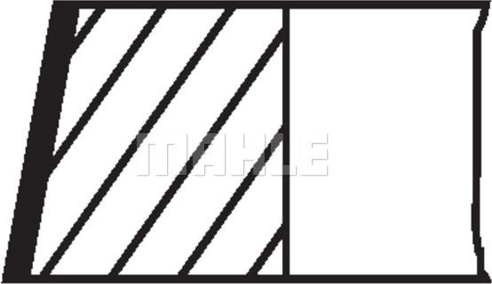 MAHLE 033 19 N1 - Piston Ring Kit car-mod.net
