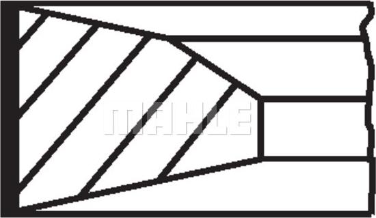 MAHLE 038 38 N0 - Piston Ring Kit car-mod.net