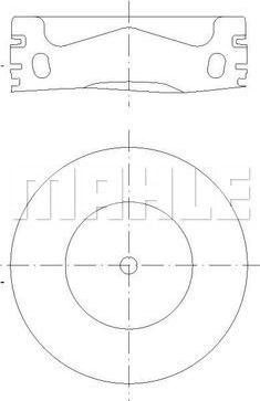 MAHLE 001 PI 00192 000 - Piston car-mod.net