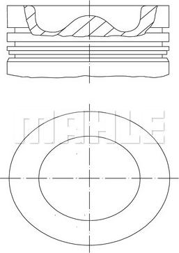 MAHLE 005 32 00 - Piston car-mod.net