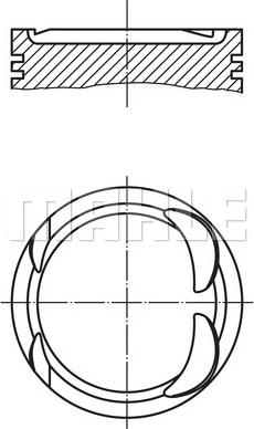 MAHLE 004 06 00 - Piston car-mod.net