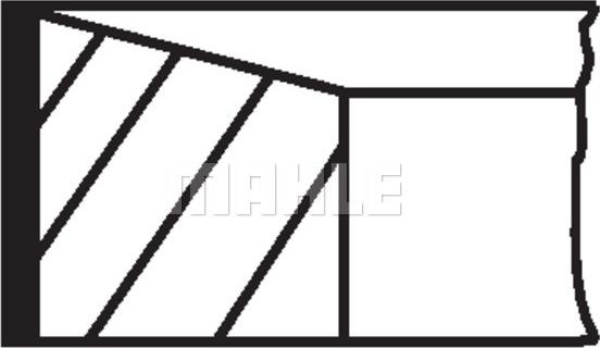 MAHLE 640 56 N0 - Piston Ring Kit car-mod.net