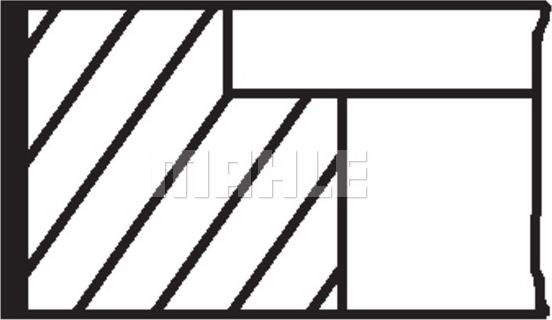 MAHLE 034 75 V2 - Piston Ring Kit car-mod.net