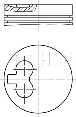 MAHLE 029 79 00 - Piston car-mod.net