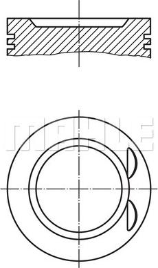 MAHLE 028 PI 00145 000 - Piston car-mod.net