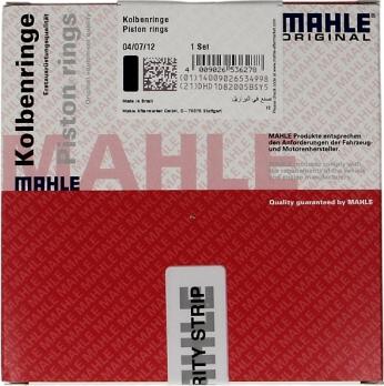 MAHLE 011 58 N1 - Piston Ring Kit car-mod.net