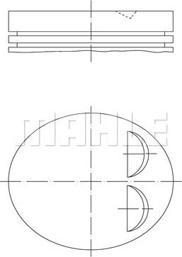 MAHLE 033 02 00 - Piston car-mod.net