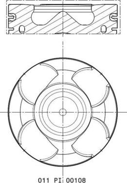 MAHLE 011 PI 00108 001 - Piston car-mod.net