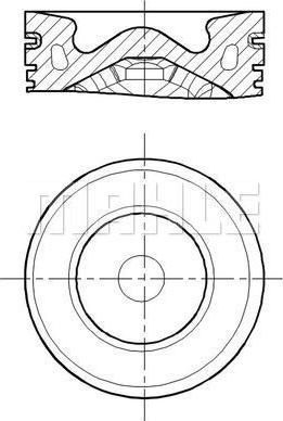 MAHLE 013 PI 00155 001 - Piston car-mod.net