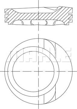 MAHLE 030 68 02 - Piston car-mod.net
