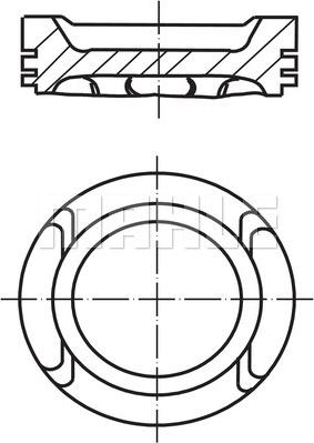 MAHLE 028 PI 00133 000 - Piston car-mod.net