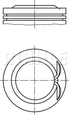 MAHLE 028 PI 00146 001 - Piston car-mod.net