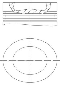 MAHLE 028 PI 00155 000 - Piston car-mod.net