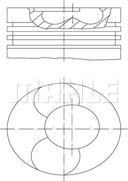 MAHLE 028 PI 00112 000 - Piston car-mod.net