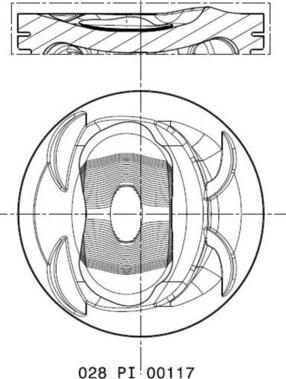 MAHLE 028 PI 00117 002 - Piston car-mod.net