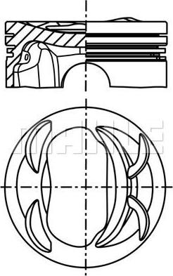 MAHLE 028 PI 00131 000 - Piston car-mod.net