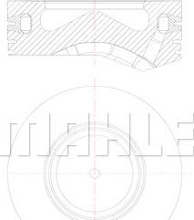 MAHLE 028 PI 00129 000 - Piston car-mod.net