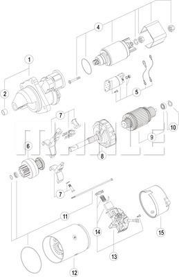 MAHLE MS 448 - Starter car-mod.net