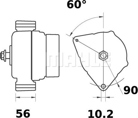 MAHLE 11204478 - Alternator car-mod.net