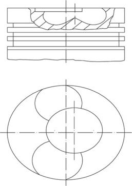 MAHLE 228 31 00 - Piston car-mod.net