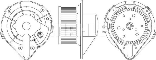 MAHLE AB 172 000S - Interior Blower car-mod.net